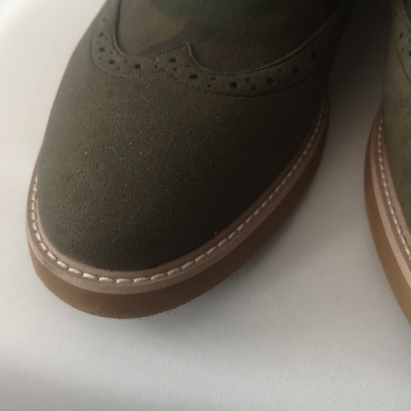 Men's Oxford Style Green with Camo Pattern by Call it Spring, Like-new Size 12US - Picture 3 of 9